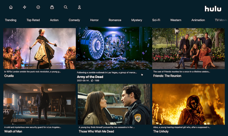 Hulu Clone (React JS)